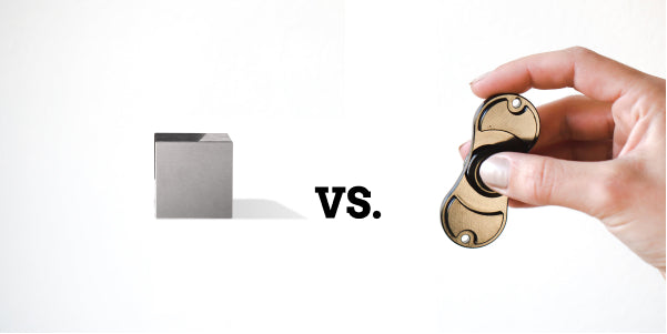 Metal Fidget Spinner vs Tungsten Cube