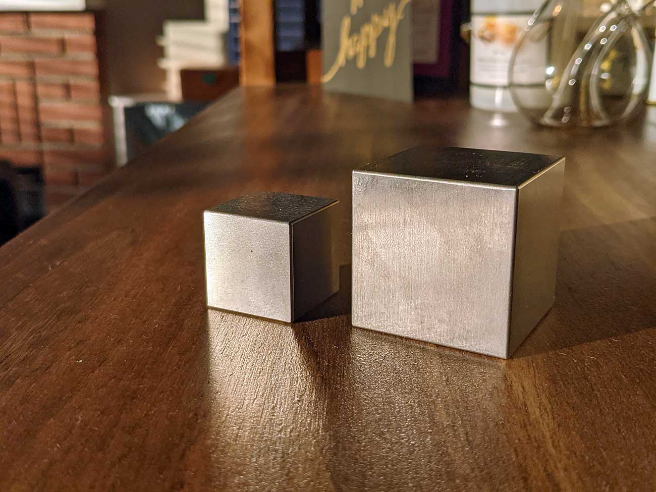 How Much does Each Size of Tungsten Cube Weigh?
