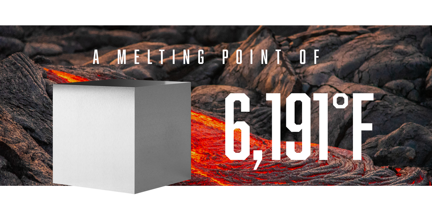 5-Inch Fugatu Desktop Tungsten Cube - Mammoth Metallurgy