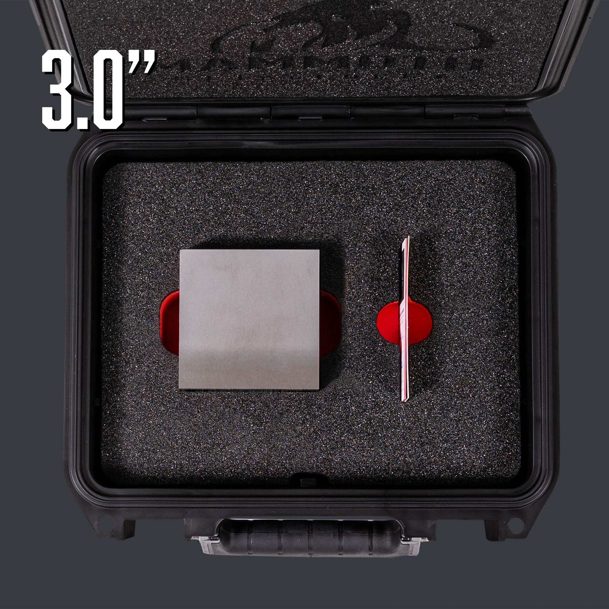 3-Inch Mainframe Desktop Tungsten Cube - Mammoth Metallurgy